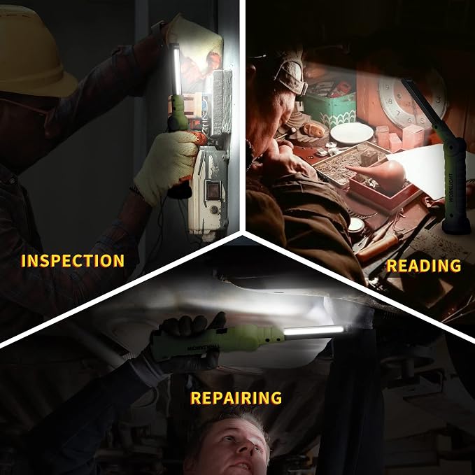 Suranew LED Worklight Flashlight, COB Rechargeable Work Lights - Image 6
