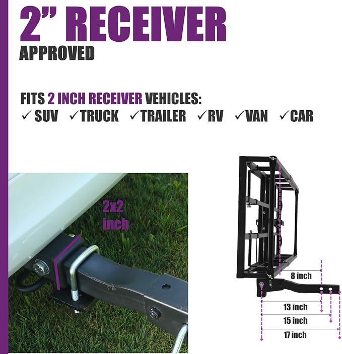 Hitch-Mount Bike Rack for Ebike Heavy-Duty - Image 7