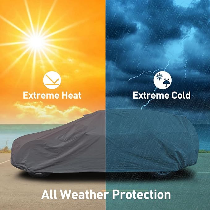 USCarCover Supreme All Weather Protection, Breathable Car Cover - Image 2