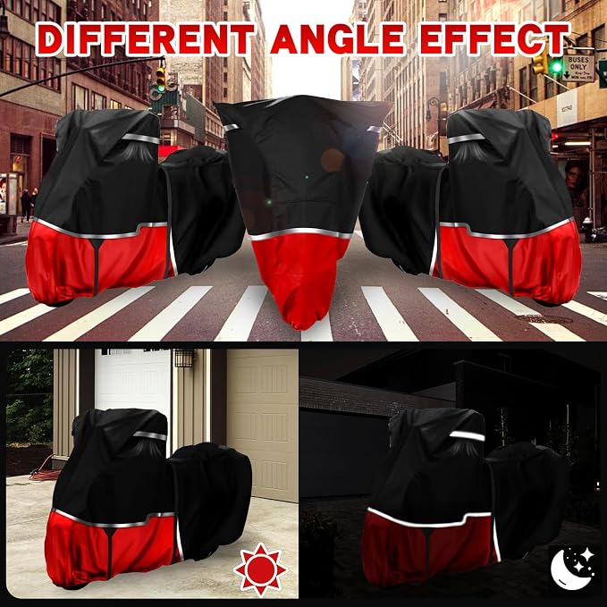 420D Motorcycle Cover Suitable for Honda Cruiser Rebel 300 500 1100 and Shadow - Image 6