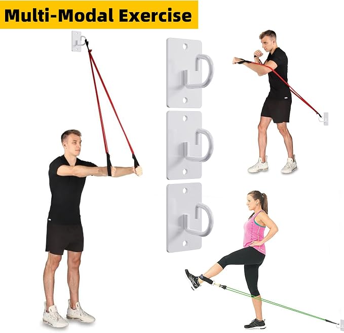 Resistance Band Wall Anchors System, Wall Mount Workout Anchors - Image 4