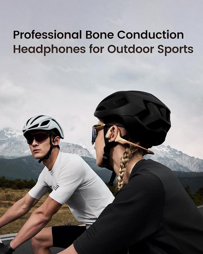 Purra Run Bone Conduction Sport Headphones, Open-Ear Bluetooth Headphones - Image 2