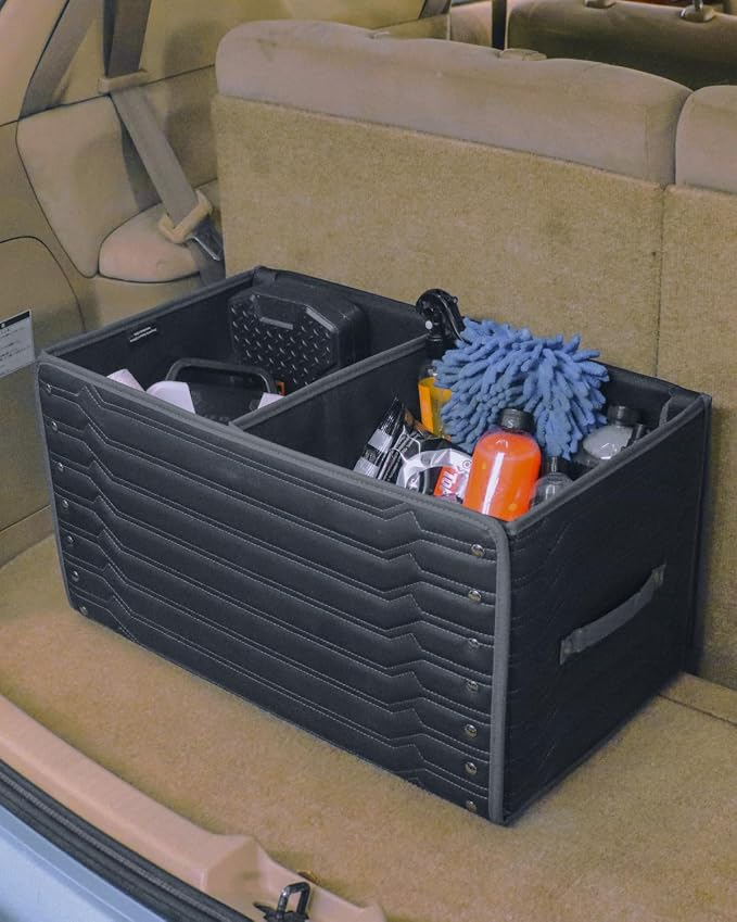 Trunk Storage 17.7" Collapsible Crate by OwleysCarAccessories