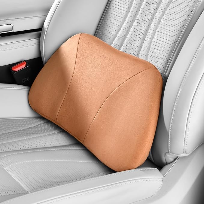 1P Lumbar Support Pillow, 15.5x8.7 Memory Foam, Superfiber Suede, Drive car by -----------------