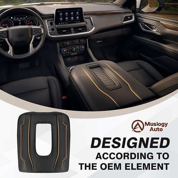 Muslogy Center Console Armrest Cover Compatible - Image 5