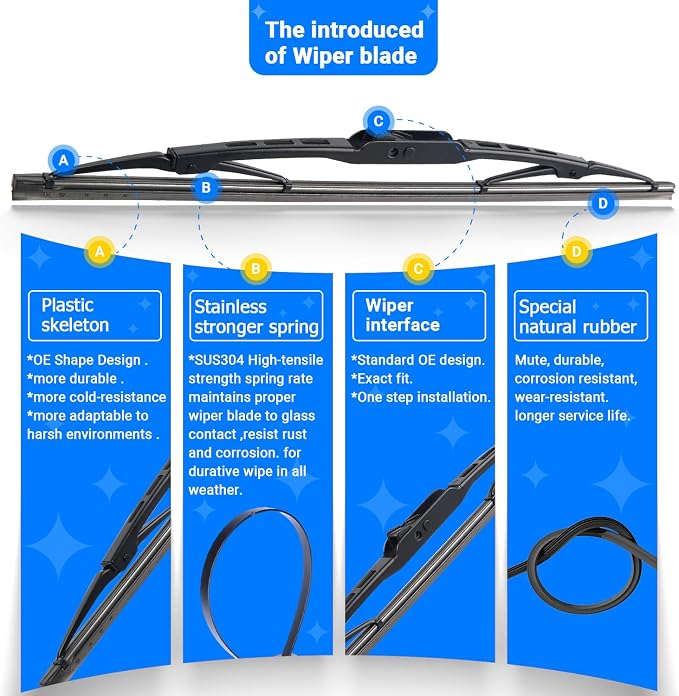 Windshield Wiper Blade Set Replacement - Image 6