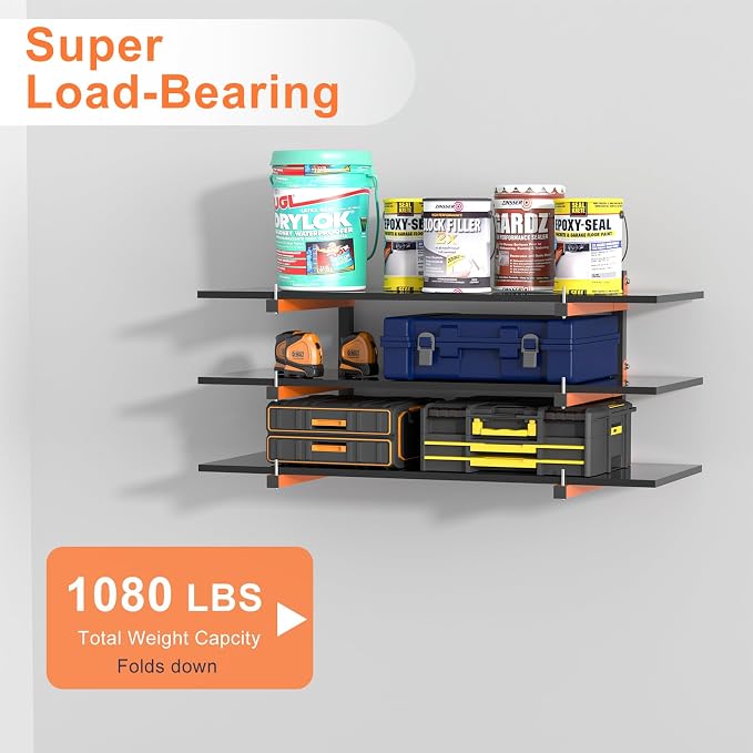 Lumber Rack Wall Mount, Lumber Storage Rack, Heavy Duty Wood Storage Racks - Image 4