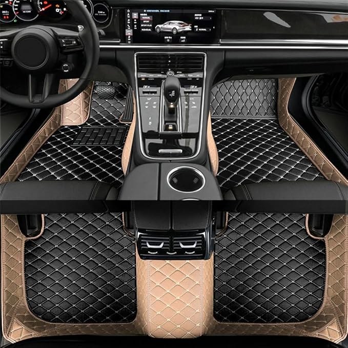 Custom Artificial Leather Waterproof All-Weather Car Floor Mats Fit by SLFCWA