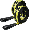 2 Pack Tow Strap 2" x 20 ft 20000 lbs Break Strength Kinetic Recovery Tow Rope by Sumpluct