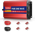 1200W Pure Sine Wave Inverter, 12V DC to 110V/120V AC Power Inverter by TAGEEBLU