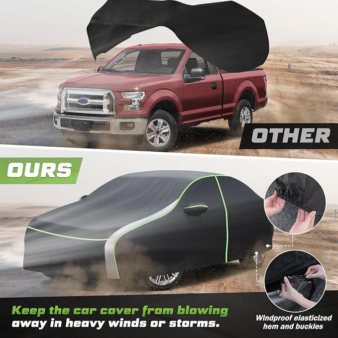Mixsuper Liner Car Cover for Ford F-150 F-250 F-350 2001-2026, 7 Layers - Image 6
