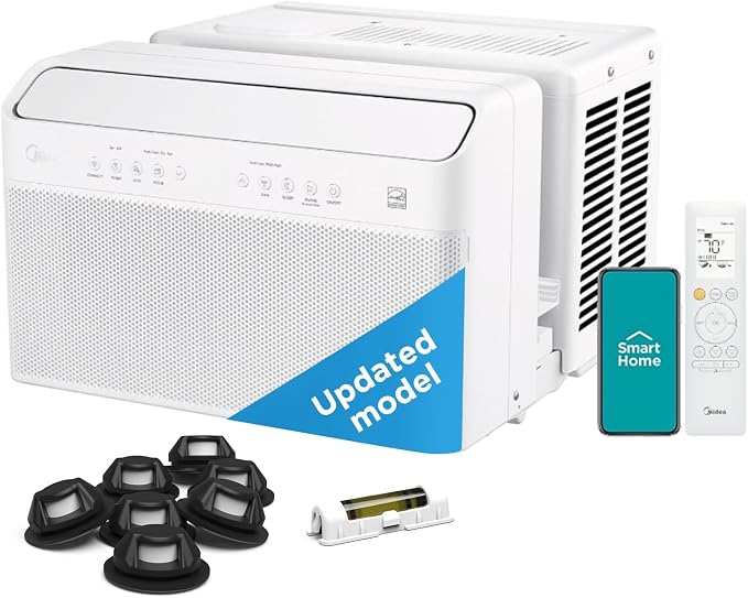 Midea MAW12V1QWT U-Shaped AC Window Air Conditioner by Makeyourselfathome