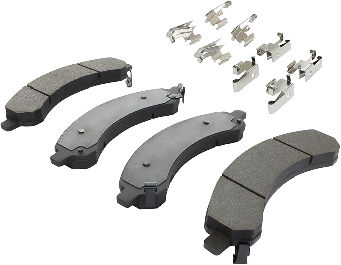 Premium Semi-Metallic Rear Brake Pads Compatible - Image 2