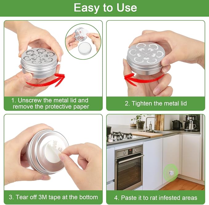 4 Pack Mouse Repellent for Car Engines, Peppermint Oil to Repel Mice and Rats - Image 6