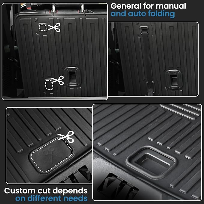 Floor Mats for 2020-2024 2025 Ford Explorer 7 Seats Bench Seat Car Mat - Image 8