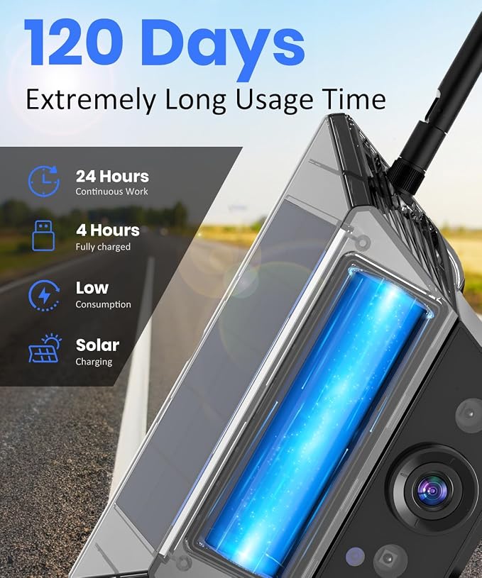 AUTO VOX Wireless Backup Camera Solar Magnetic: Portable Storage Bag Include - Image 6