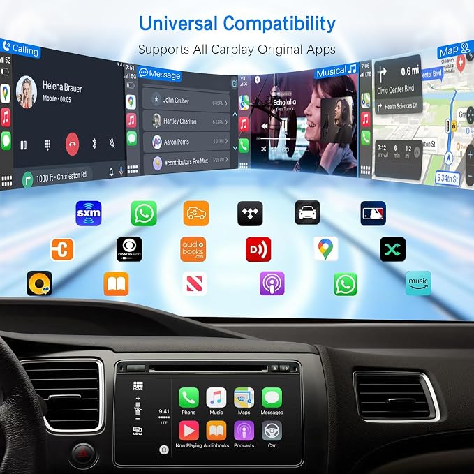 Mini Wireless Carplay Adapter, Convert Wired to Wireless Car Play & Android - Image 9