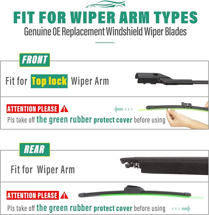 26" 18" 13" Windshield Wiper Blades Replacement - Image 8