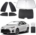 TINGLU Window Shades for Toyota Corolla 2014-2019 Accessories Car Side Full by TINGLU