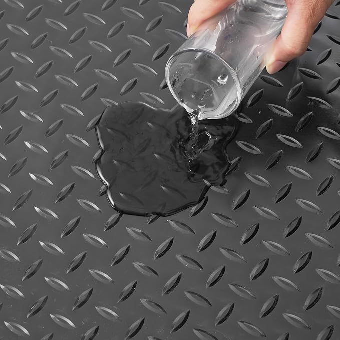 VEVOR Diamond-Plate Flooring Roll, SBR Rubber Mat, Gym & Garage Industry - Image 9