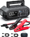 4000A Portable Car Jump Starter: 12V Battery Jumper Box Emergency Kits by GreenKeeper