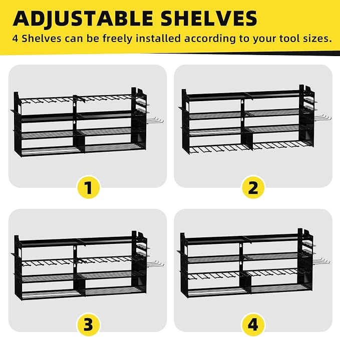 Power Tool Organizer Wall Mount - Image 6
