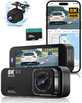 Dash Cam Front and Rear, 8K/2.5K UHD Dash Camera by lensuge