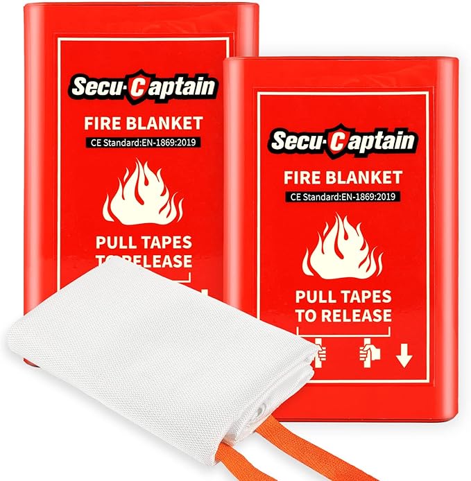 SecuCaptain Emergency Fire Blanket by SecuCaptain