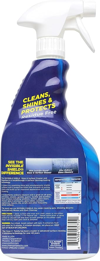Invisible Shield Glass & Surface Cleaner and Repellent 32 fl. oz. Cleans and - Image 2