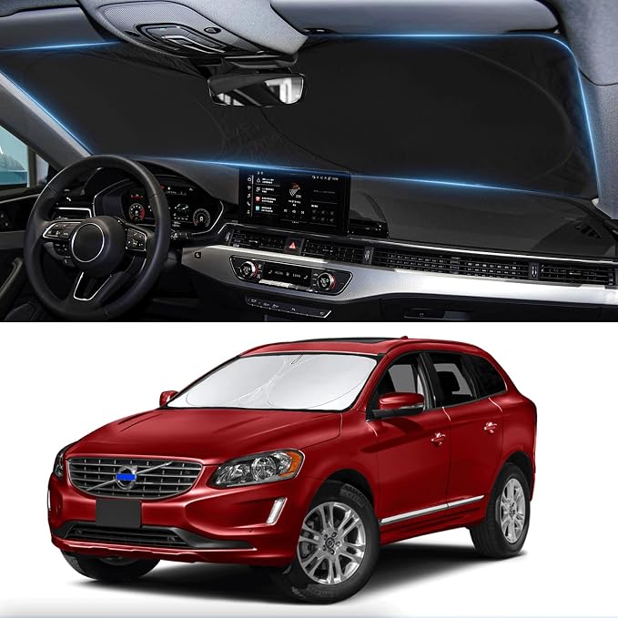 Custom Fit XC60 Windshield Sunshade by INSAUTO