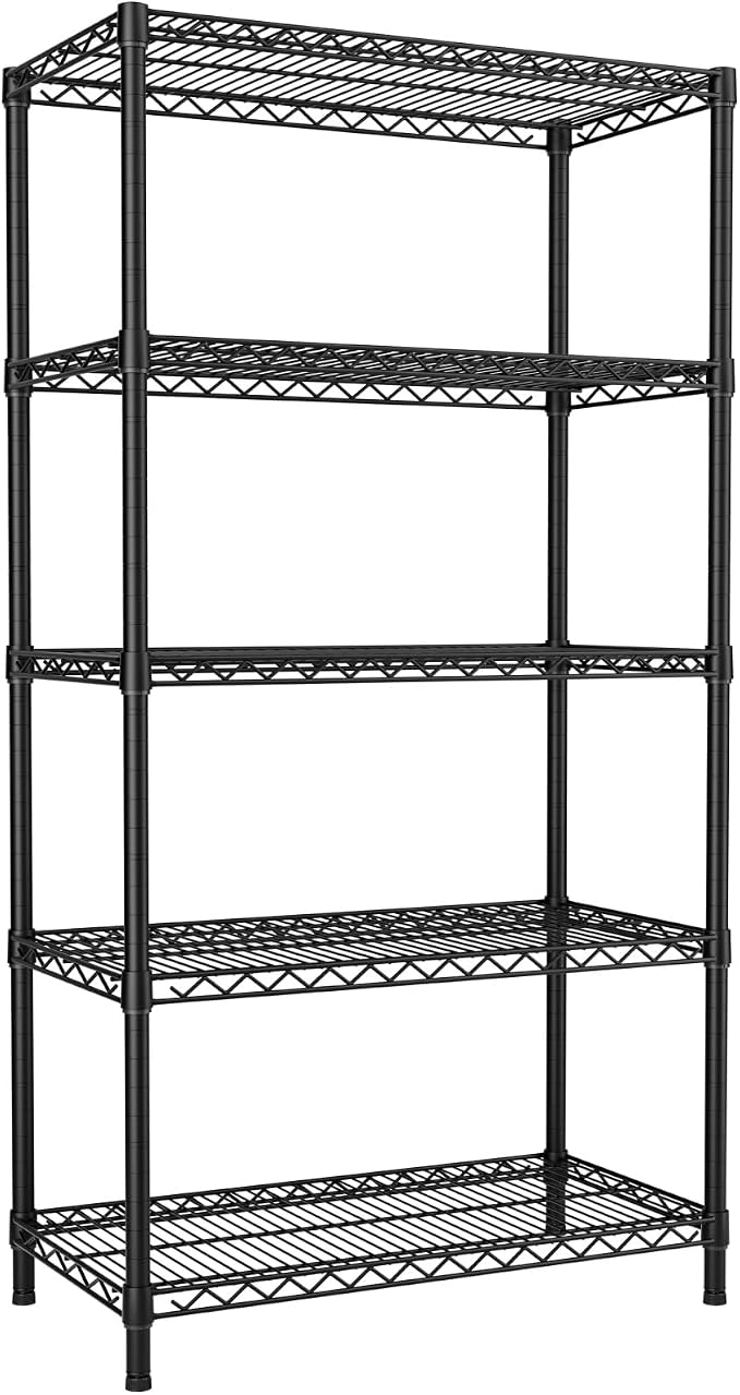 SINGAYE 5 Garage Heavy Duty Shelving Unit Kitchen Pantry Close Home Organizers - Image 9