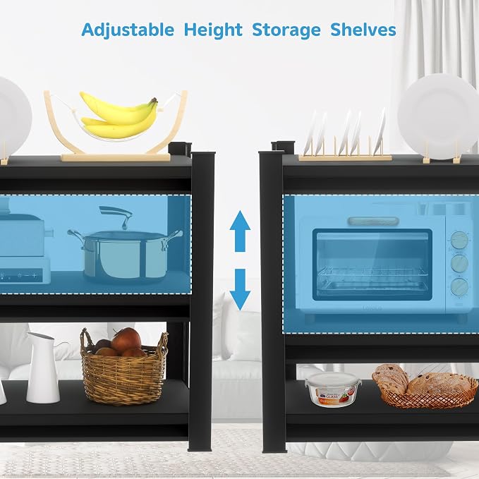 1350LBS Garage Storage Shelves Heavy Duty, 3-Tier Garage Shelving Heavy Duty - Image 7