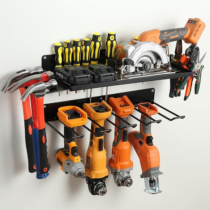 Power Tool Organizer for Garage Organization, Drill Holder Wall Mount for Tool - Image 2