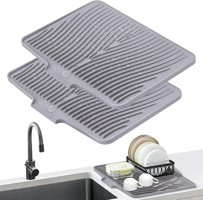 Dish Drying Mat, Stone Drying Mat by TIKNIKHomeOutdoor