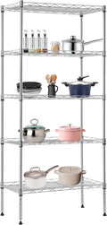 BestOffice Garage Shelving 5 Tier Metal Storage Shelves 750lbs Weight Capacity by BestOffice