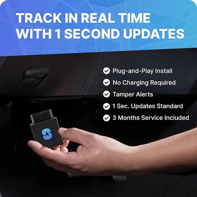 Spy Tec Plug-in GPS Car Tracker w/ 3 Month Service, No Fees, GPS Tracking - Image 5