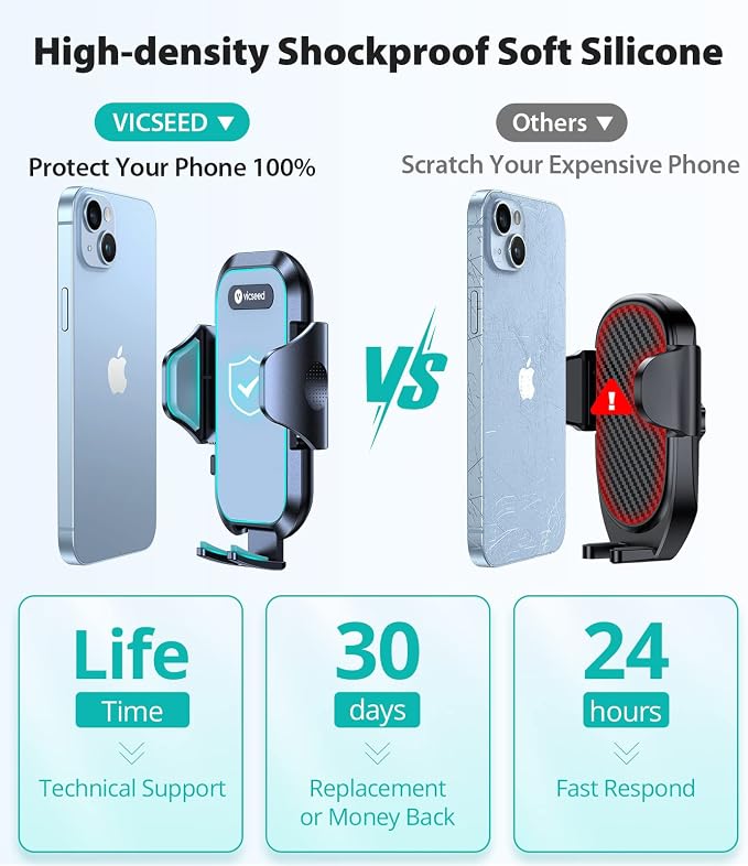 VICSEED Phone Holders for Your Car 2025 Upgraded Car Phone Holder Mount Truck - Image 9