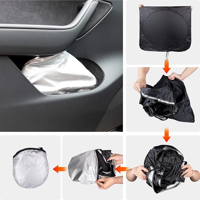 Windshield Sun Shade for Honda Pilot 2016-2025 2026 Windshield Cover, Front - Image 6