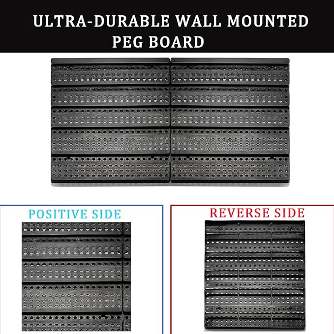 Wall Mounted Storage Bins Parts Rack 4 Colors Bin Organizer Garage Plastic Shop - Image 5