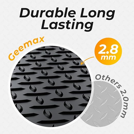 7.8 x 20 FT Garage Floor Mat, 2.8mm Thickness Diamond Plate Vinyl Garage - Image 4