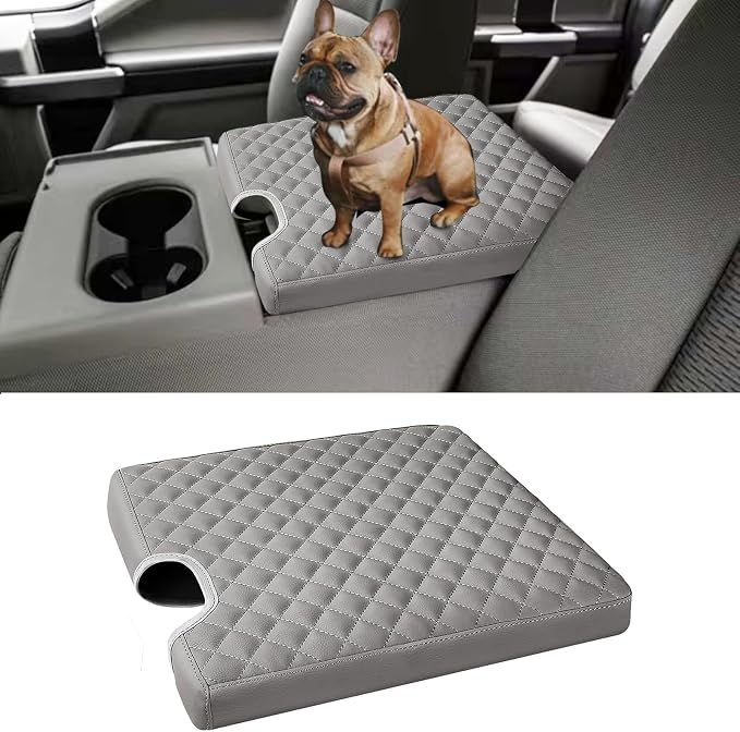 Center Console Armrest Cover for Ford F150 2015-2022, F250 F350 F450 F550 - Image 8