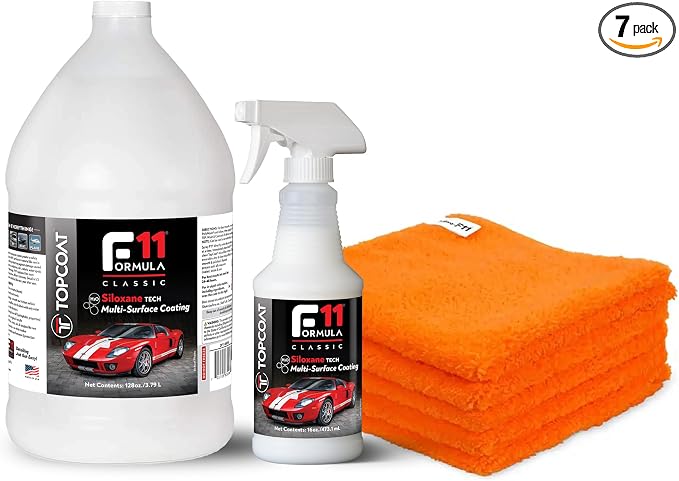 TopCoat F11 Polish & Sealer for Cars, Bikes and More – Water-Based Alternative by TopCoat