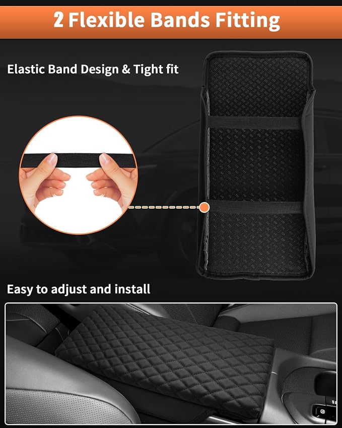 Shademax Toyota Crown Center Console Cover, Armrest Cover Cushion Pad - Image 7