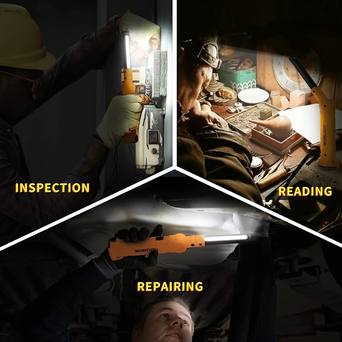 LED Worklight Flashlight, Suranew COB Rechargeable Work Lights - Image 5