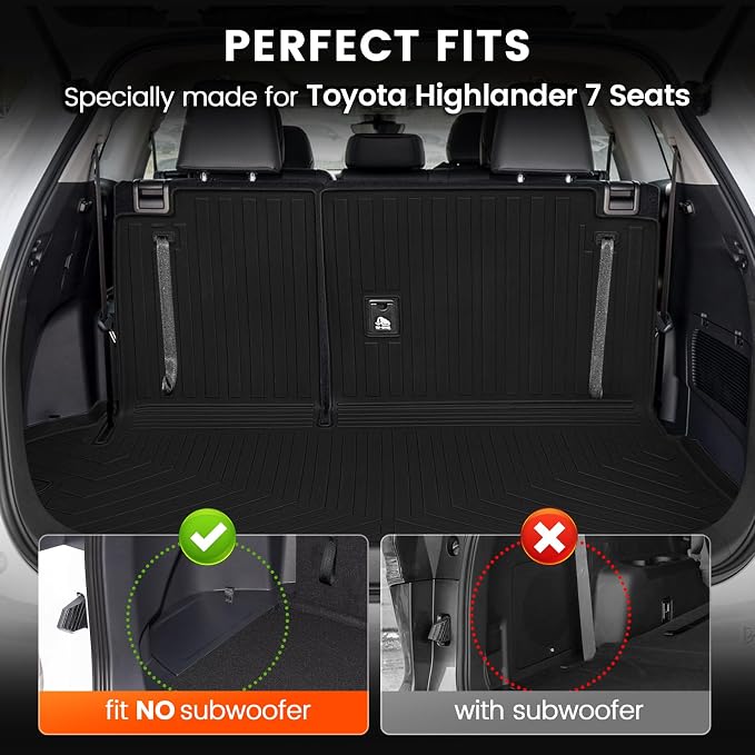 KMF Cargo Liner for 2025 Toyota Highlander 7 Seats 2020-2024 - Image 2