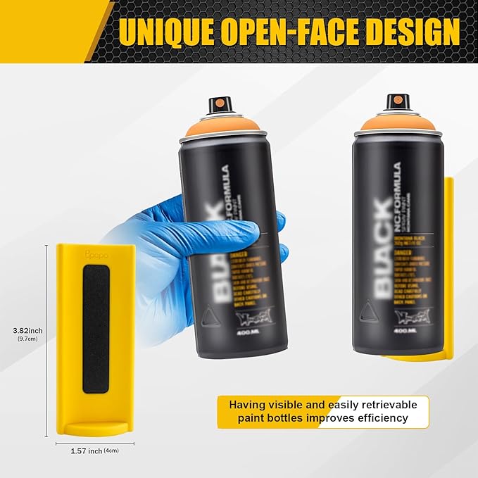 4 Pcs Magnetic Aerosol Spray Can Holder, Powerful Magnet Toolbox Bottle Holder - Image 5