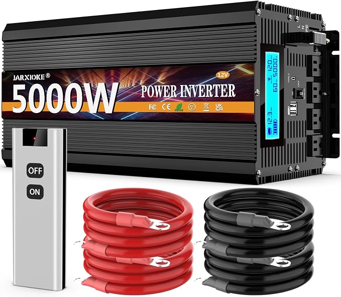5000 Watt Power Inverter 12V DC to 110V 120V Converter by puresinewavepowerinverter