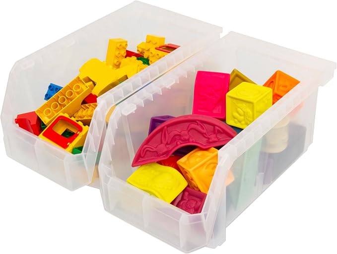 Plastic Containers for Organizing and Storage Bins for Closet, Garage or Pantry - Image 6