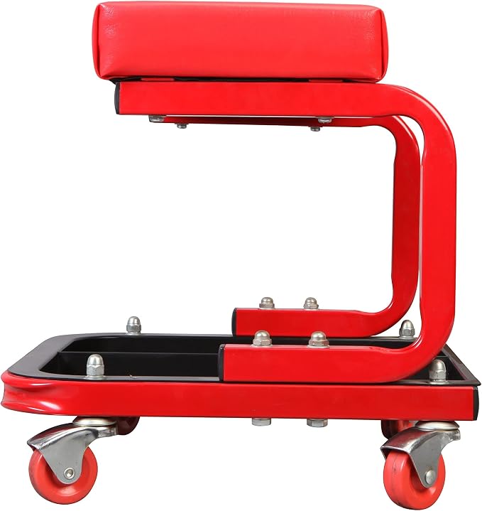 Torin Big RED TR6300-3 250lbs Red Rolling Automotive Creeper Garage/Shop Seat: - Image 2