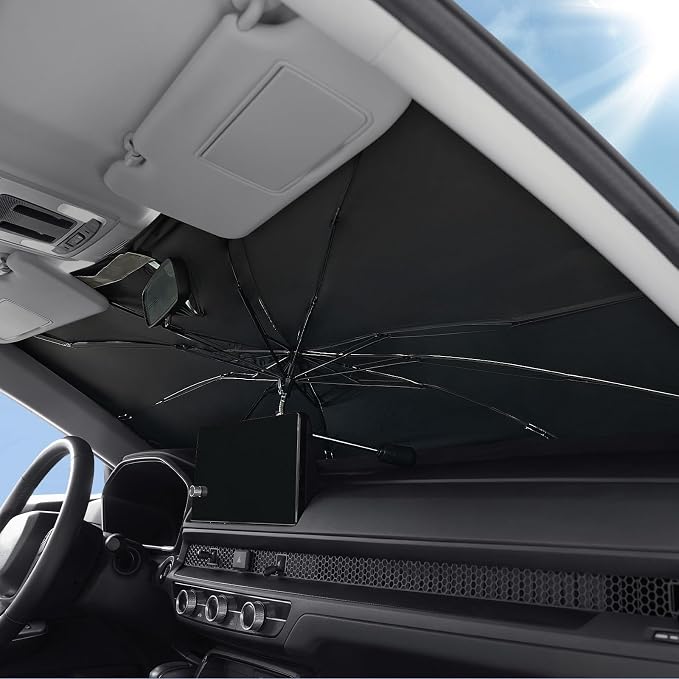 Custom Fit Windshield Sun Shade Umbrella - Image 3